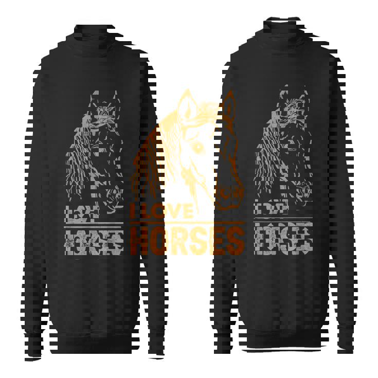 アイ・ラブ・ホース スウェットシャツ