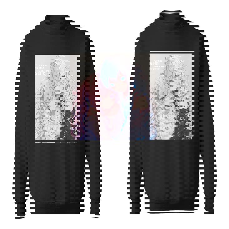 アニメ少女 姉オタク 長袖tシャツ スウェットシャツ