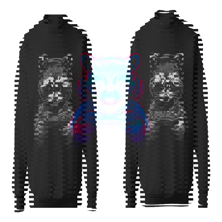 アライグマ ビデオ ゲーム ゲーマー ギャンブラー コンピューター ゲーマー アライグマ スウェットシャツ