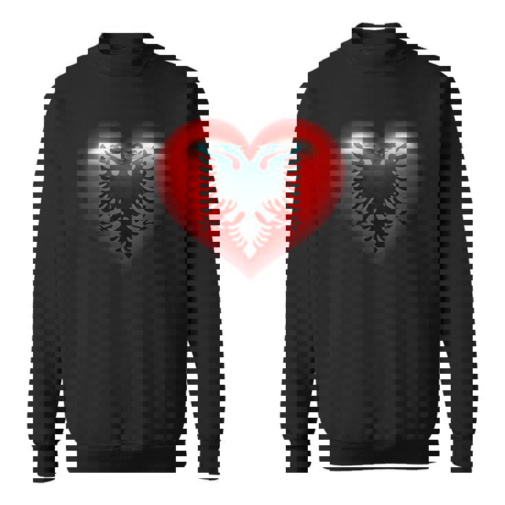 アルバニア国旗 イーグル ダブル レッド アルバニア シュキペ コソボ スウェットシャツ