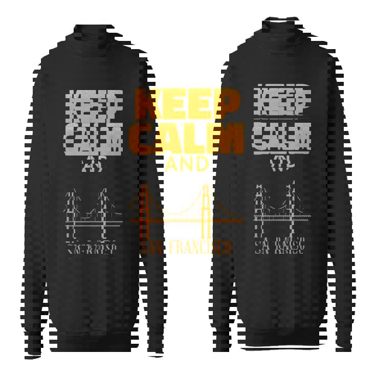 アーキテクチャ サンフランシスコ オーナメント ブリッジ かわいいサンフランシスコ スウェットシャツ