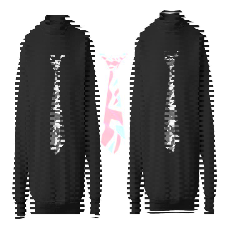 イギリス国旗ユニオンジャックネクタイ イギリス帝国 スウェットシャツ