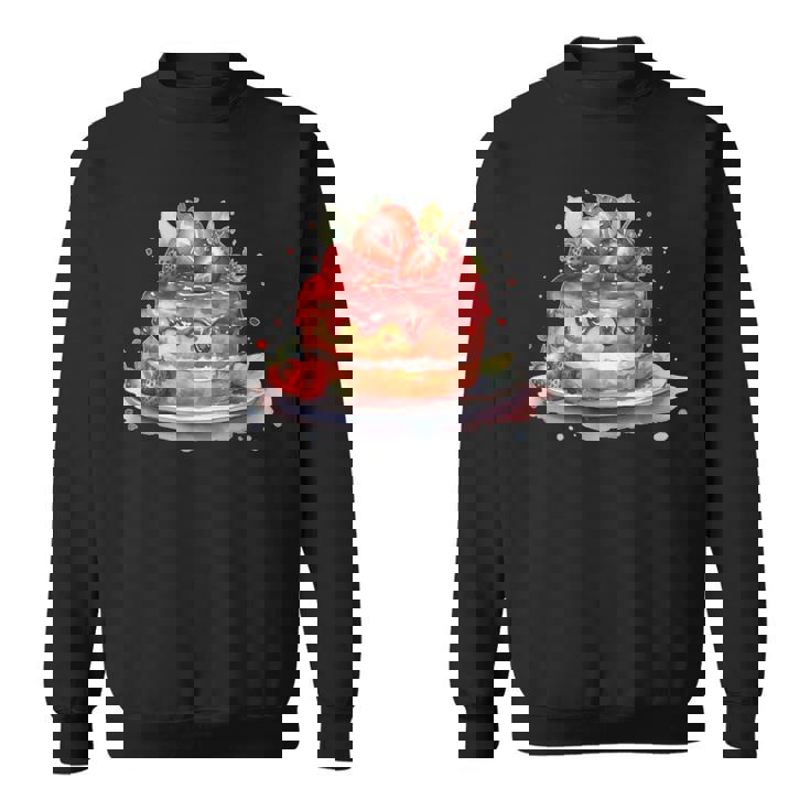 イチゴ サマーベーカリー キッチン パティシエ ストロベリーケーキ スウェットシャツ