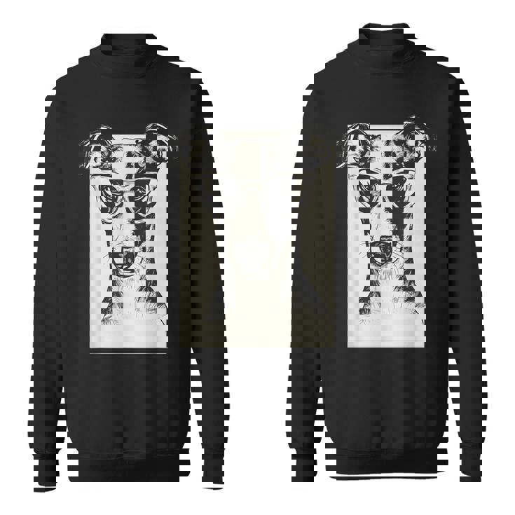 ウィペット イラスト 犬 面白い アート スケッチ スウェットシャツ