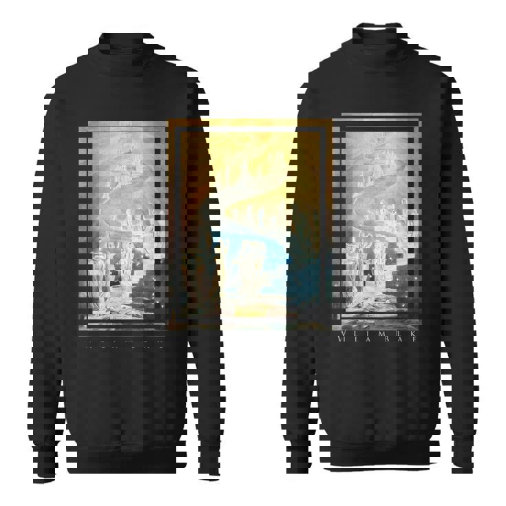 ウィリアム・ブレイク ジェイコブの梯子 芸術 象徴主義 神秘主義 魔法 William Blake Jacob スウェットシャツ