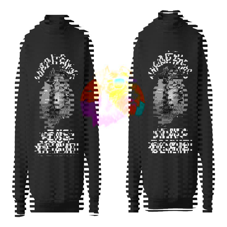 エアデールテリア なぜなら人々はメー エアデールテリア スウェットシャツ