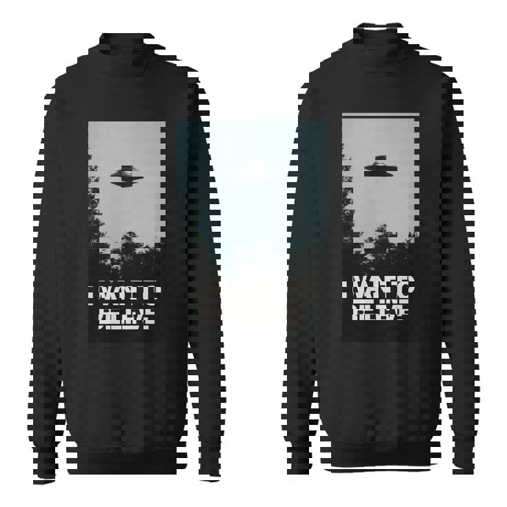 エイリアンufoアパレル「I Want To Believe」 長袖tシャツ スウェットシャツ