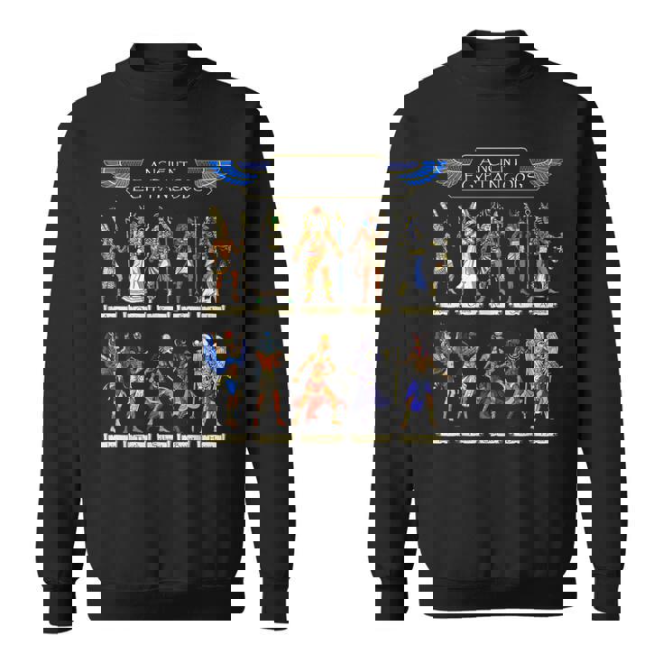 エジプトの神々古代エジプトの神話ファラオアヌビストートホルスラセクメトバステト スウェットシャツ