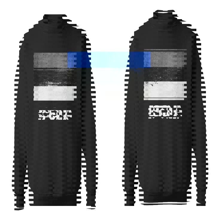 エストニア国旗tシャツ スウェットシャツ