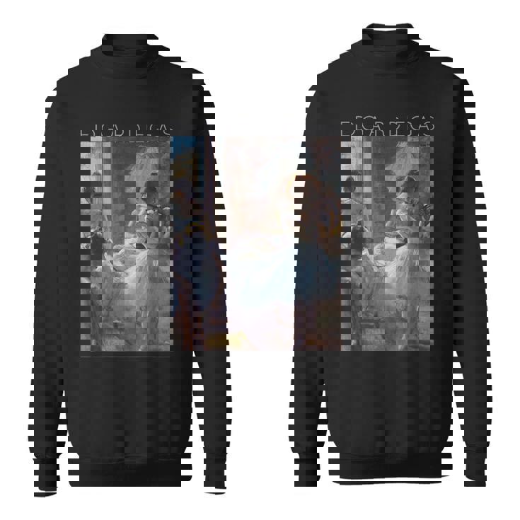 エドガー・ドガのアーティストとバレエフラットダンサー スウェットシャツ