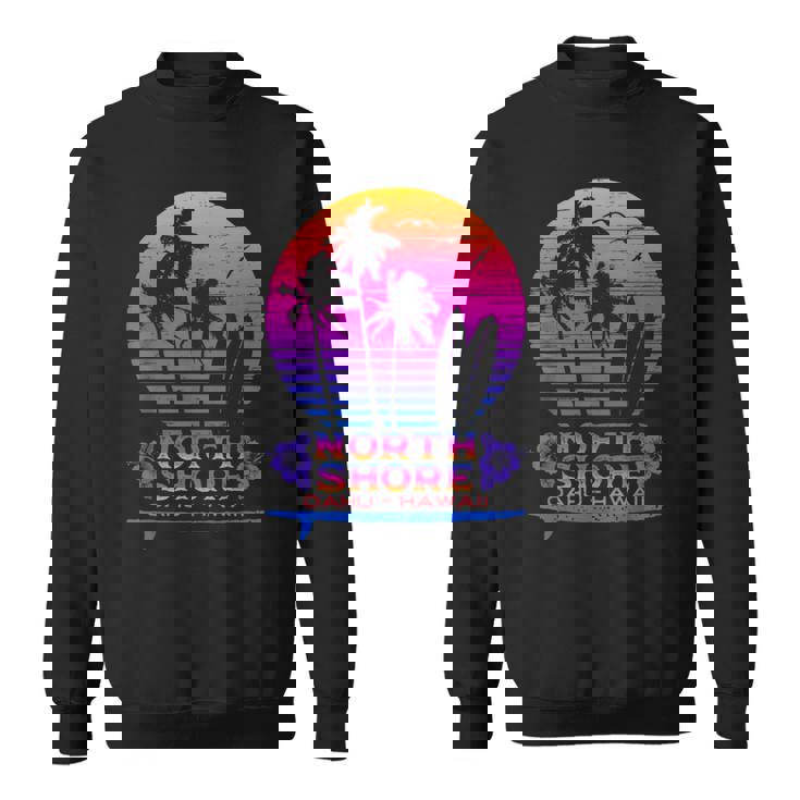 オアフ島ノースショア ハワイお土産サーフィンスタイル スウェットシャツ