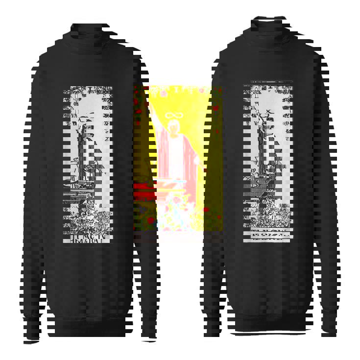 オリジナルrider Waite Deckからのマジシャンビンテージタロットカード スウェットシャツ