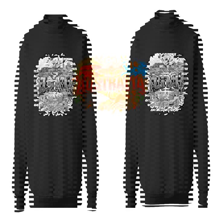 オーストラリアカンガルーコアラポインティングミーム オーストラリアのお土産 スウェットシャツ