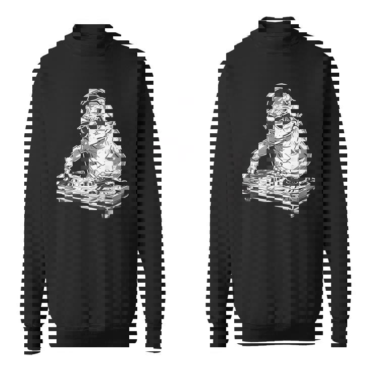 カエル 音楽 Dj 音楽プロデューサー ターンテーブル Dj カエル ビートメーカー スウェットシャツ