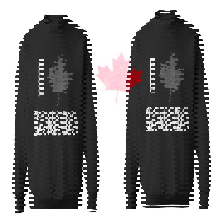 カナダ お土産 I Love Canada スウェットシャツ