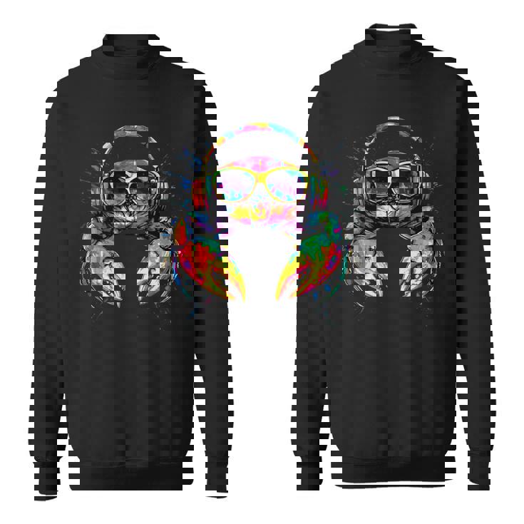 カニ カニ 甲殻類 カニ シアワガニ ザリガニ スイートクラブ 長袖tシャツ スウェットシャツ