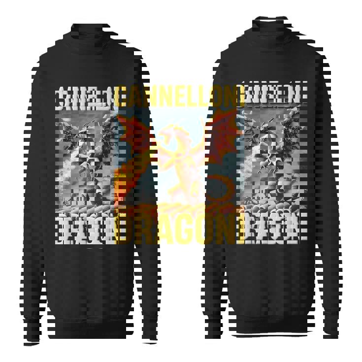 カネロニ・ドラゴニ イタリアン ブレイン モンスターズ Ai パスタドラゴン スウェットシャツ