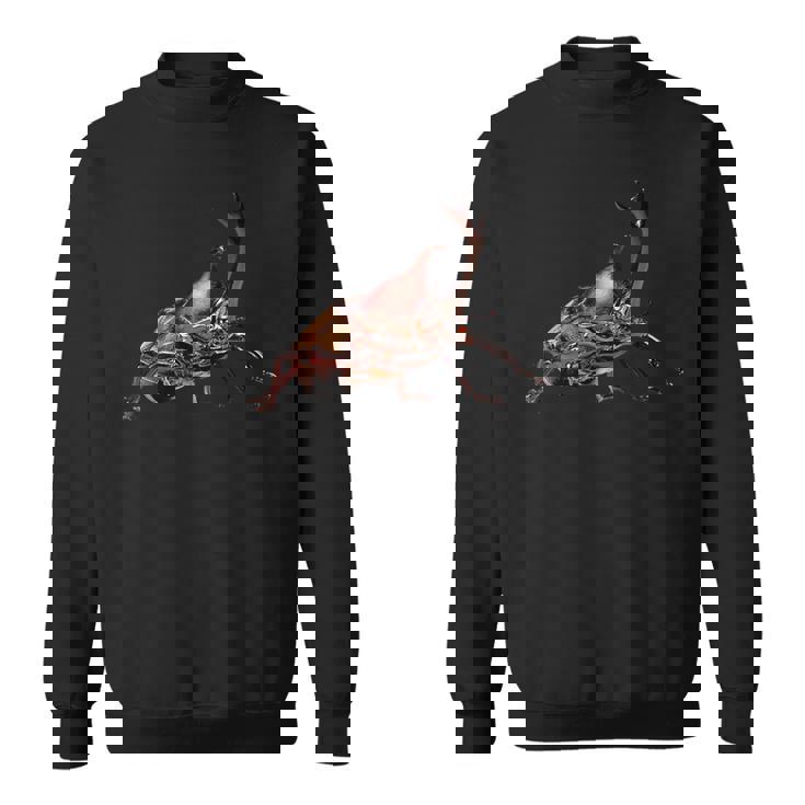 カブトムシの肖像画 スウェットシャツ