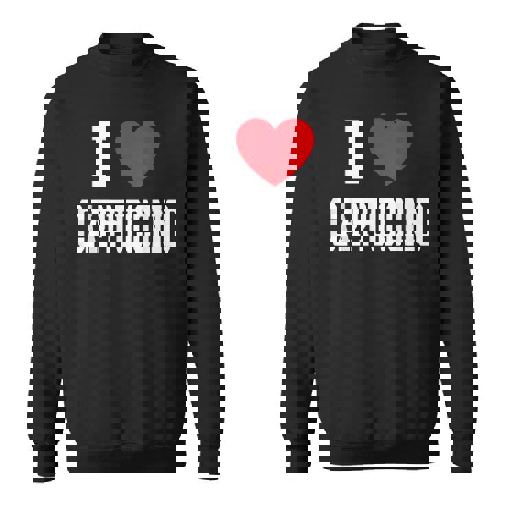 カプチーノ大好き スウェットシャツ