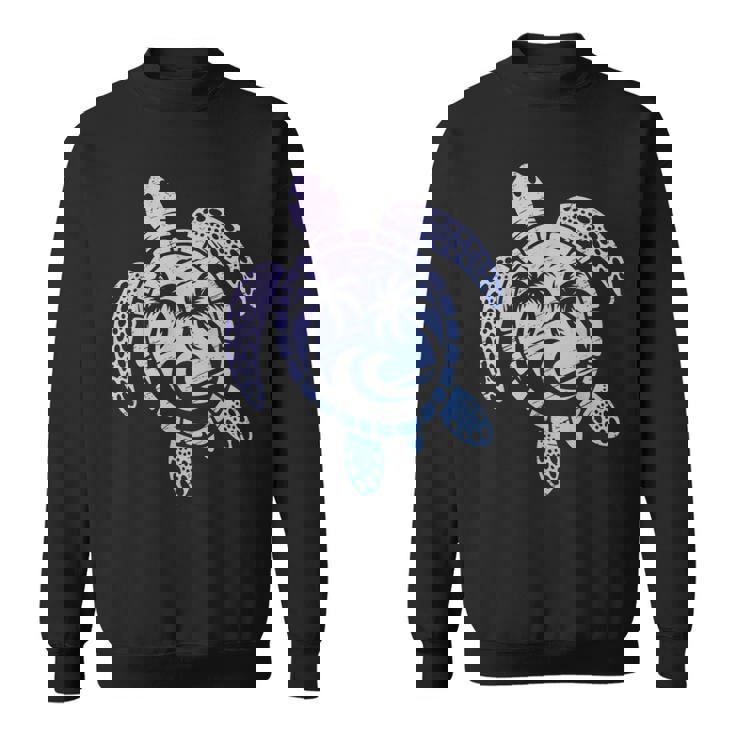 カメのモチーフ ヤシの木 波 フェス 夏 カメ サーフィン スウェットシャツ