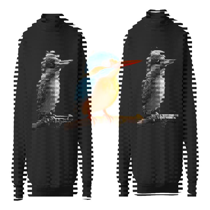 カワセミ カワセミ 鳥 甘いカワセミ カワセミ スウェットシャツ