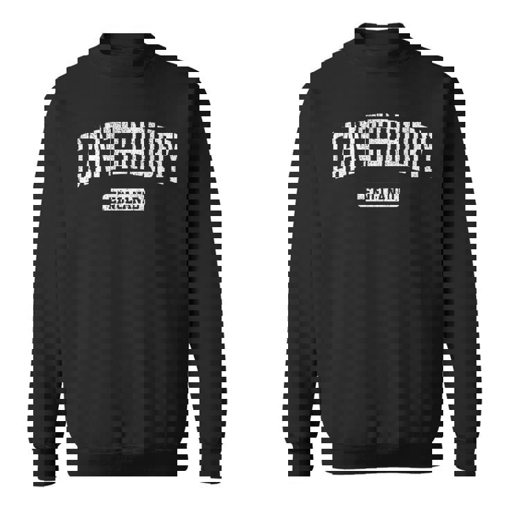 カンタベリー イングランド ヴィンテージ スポーツ デザイン 長袖tシャツ スウェットシャツ