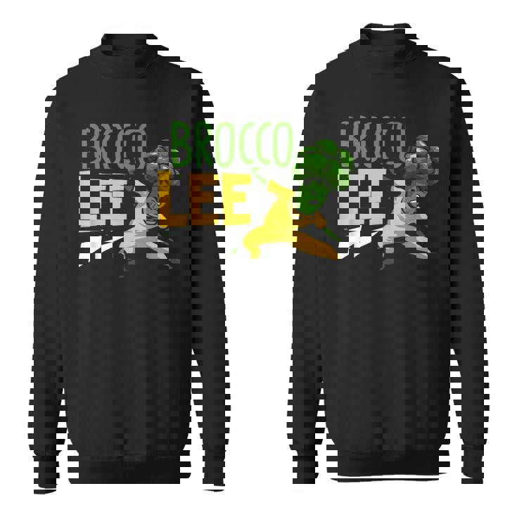 カンフー ブロッコリー ブロッコリー ビーガン 野菜 スウェットシャツ