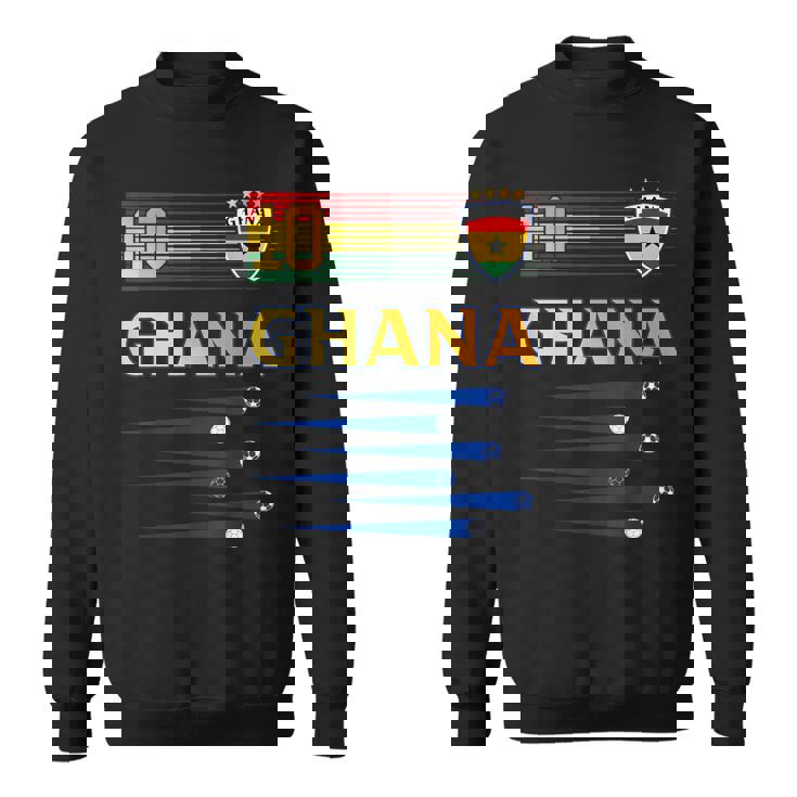 ガーナ サッカージャージ ガーナ国旗 サッカー愛好家 スウェットシャツ
