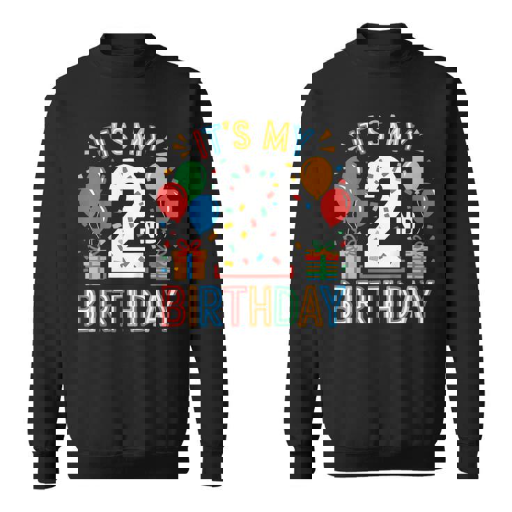 キッズ キッズ 2 歳の誕生日シャツ 男の子 幼児 2 人 2 歳の誕生日 スウェットシャツ