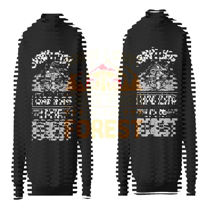 キノコ採集 面白いキノコ採り キノコ スウェットシャツ