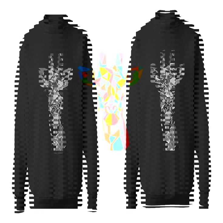 キリン 幾何学 スウェットシャツ