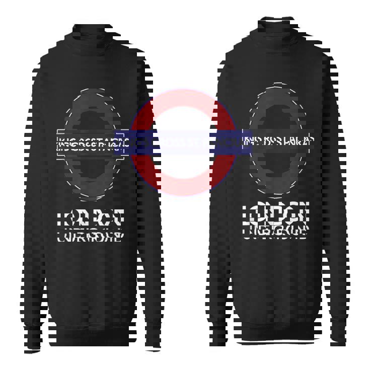 キングスクロス セントパンクラスロンドン地下鉄 スウェットシャツ