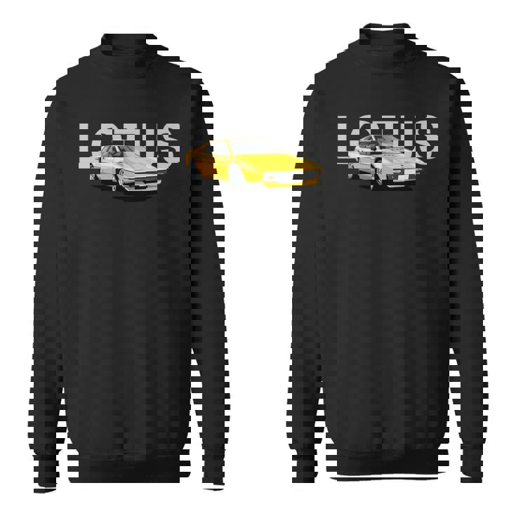 クラシック ブリティッシュ ロータス エスプリ スポーツカー 長袖tシャツ スウェットシャツ