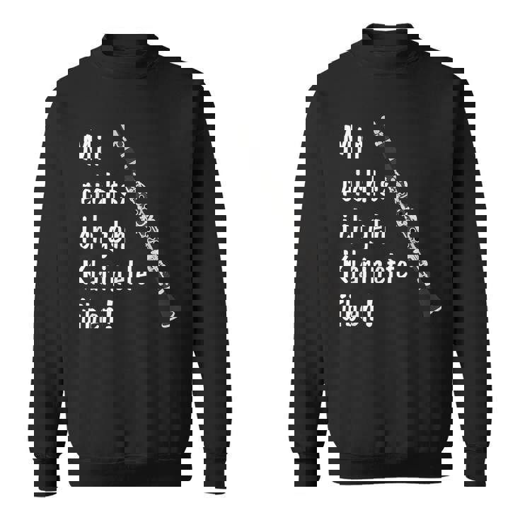 クラリネット クラリネット 楽器のことわざ スウェットシャツ