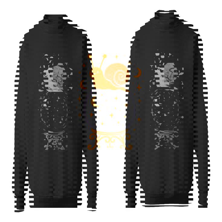 クリスタルボールスターのカタツムリ スウェットシャツ