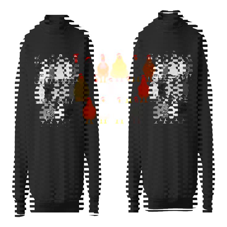 クリスマス チキン スクワッド サンタ 帽子 かわいい チキン ファーム 動物 スウェットシャツ