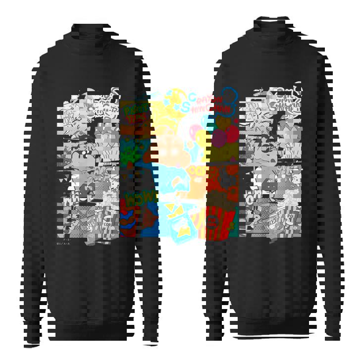 クレヨンしんちゃん アメコミ風のしんちゃん パーティタイム スウェットシャツ