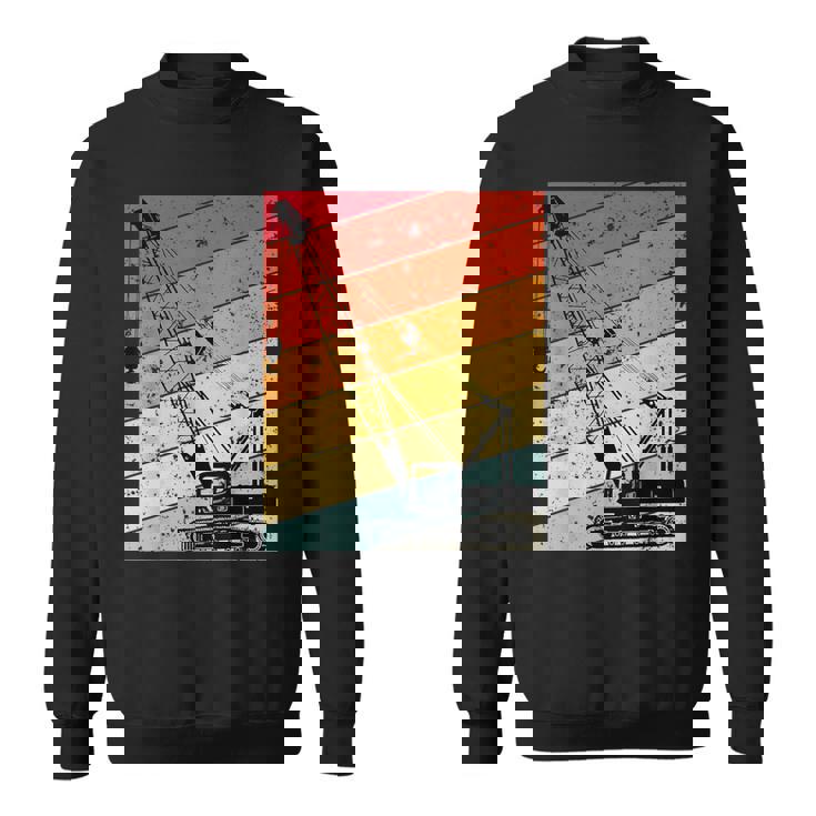 クレーン オペレーター 重機 おもしろい 建設 クレーン スウェットシャツ