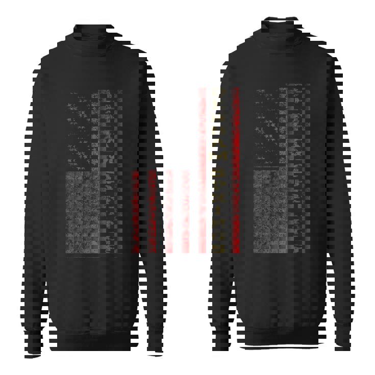 クールな愛国的なデンハム・スプリングス Usa 米国旗のギフトアイデア スウェットシャツ