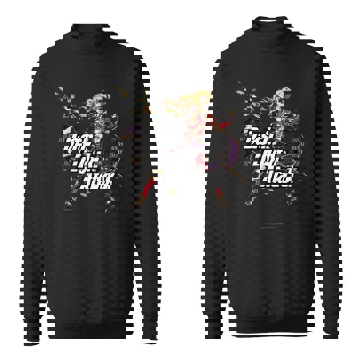 グランブルーファンタジーヴァーサス -ライジング- Dash Light Attack ゼタ 長袖tシャツ スウェットシャツ