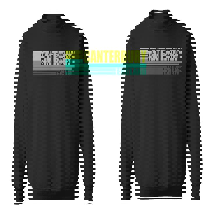 グリーン レトロ ヴィンテージ カンタベリー シティ ビレッジ イングランド Uk 長袖tシャツ スウェットシャツ