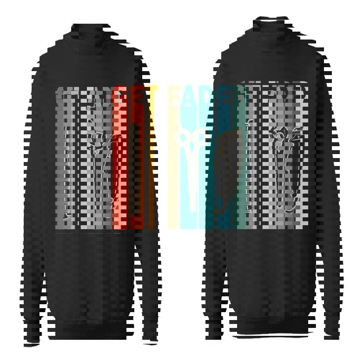 ゲット・フェード、バーバー・クリッパーズ、ファニー・バーバー スウェットシャツ