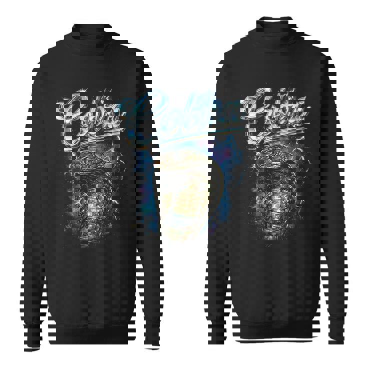 コブラ ヴィンテージ 90年代 レトロ 面白い コブラ 80年代 蛇好き スウェットシャツ