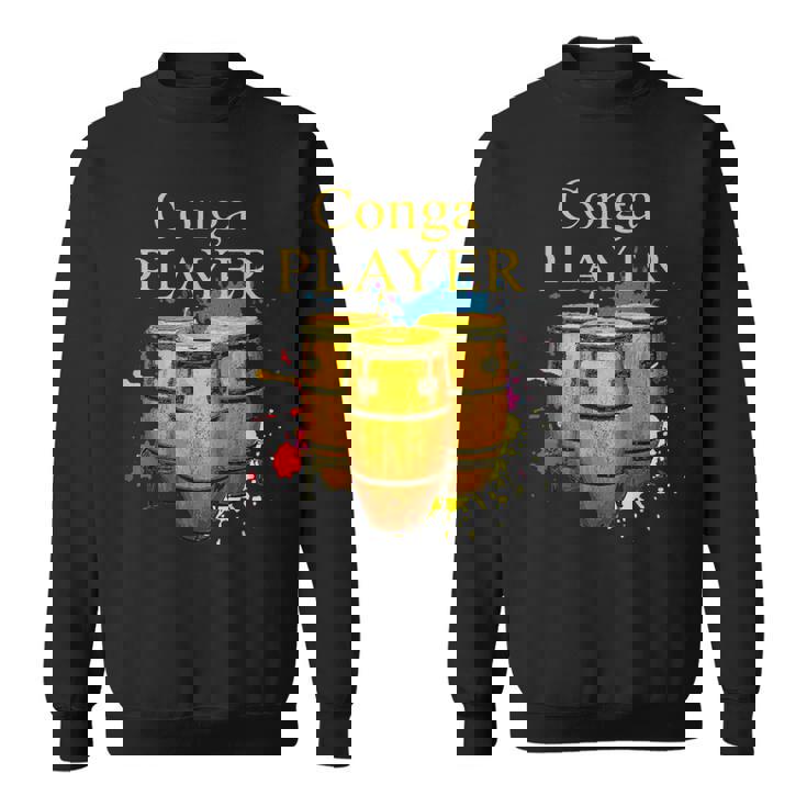 コンガコンガ奏者ミュージシャン スウェットシャツ