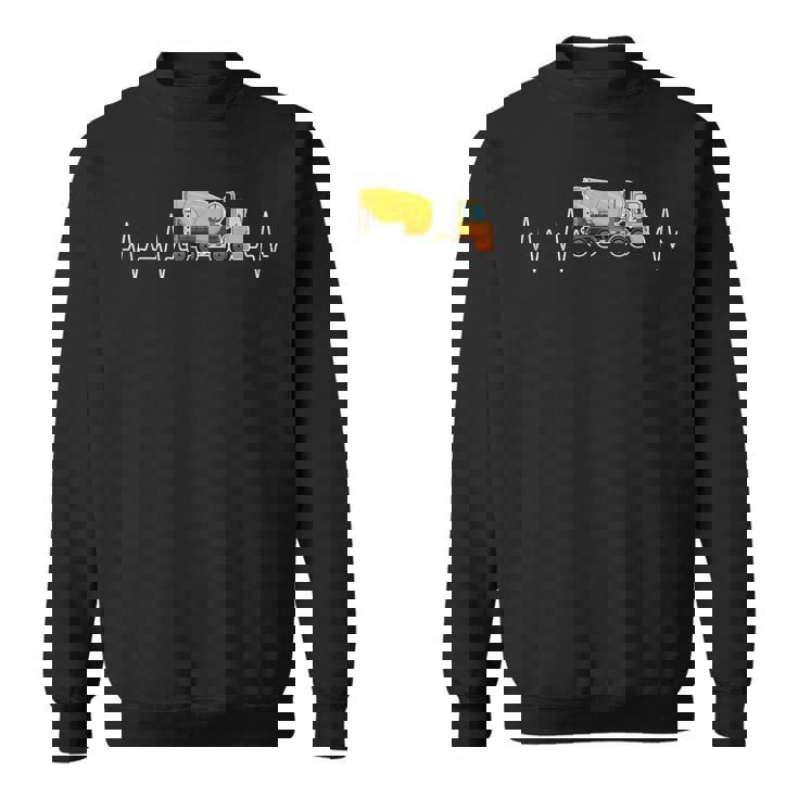 コンクリートミキサー 工事現場 Ecgコンクリートミキサー スウェットシャツ