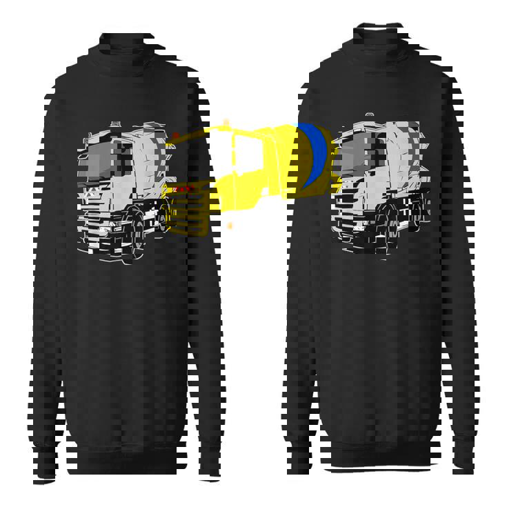 コンクリートミキサー車 スウェットシャツ