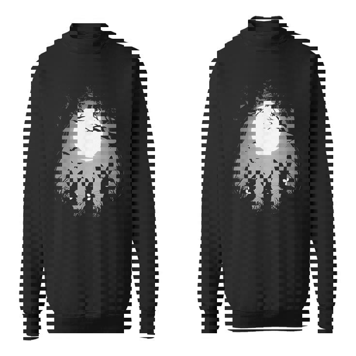 ゴス エモ 不気味 かわいい ウサギ ホラー スウェットシャツ