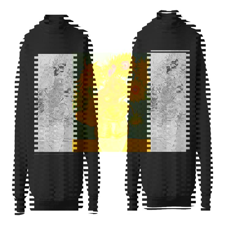 ゴッホのひまわりアートアーティスト向け スウェットシャツ