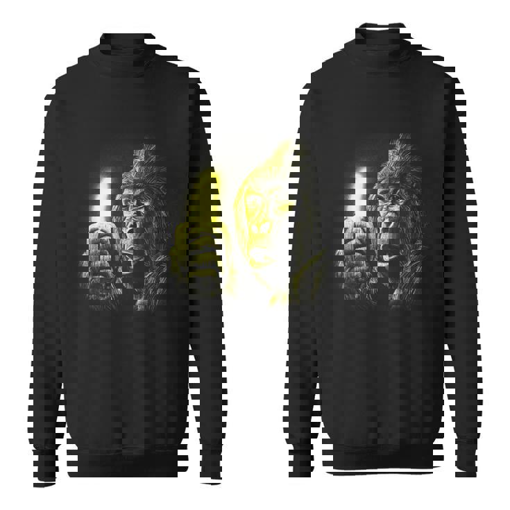 ゴリラとバナナ スウェットシャツ