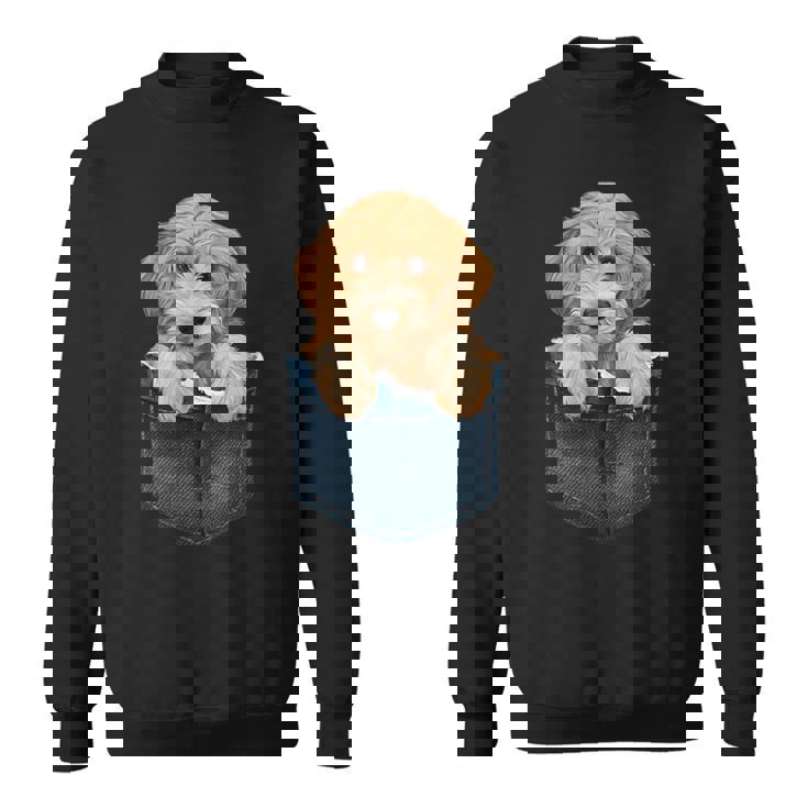 ゴールデンドゥードル 子犬 バッグ かわいい 犬 スウェットシャツ